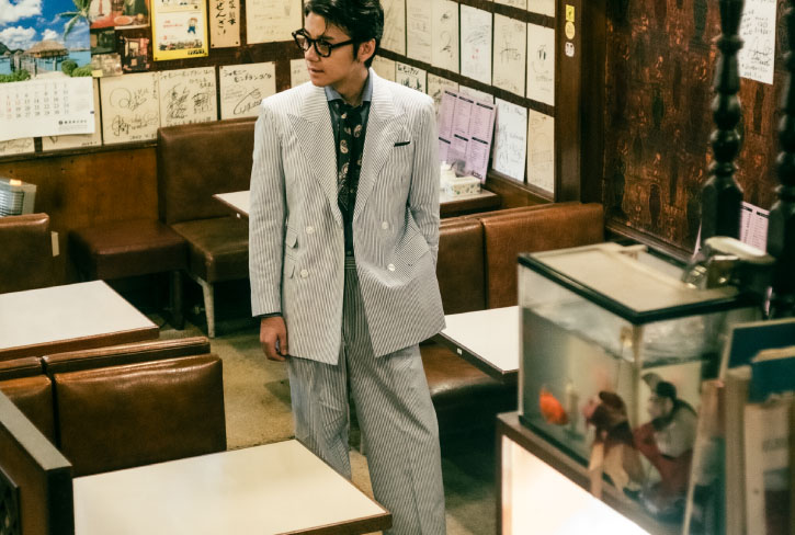 シアサッカー・ストライプ