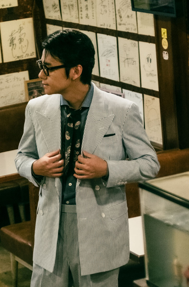 シアサッカー・ストライプ